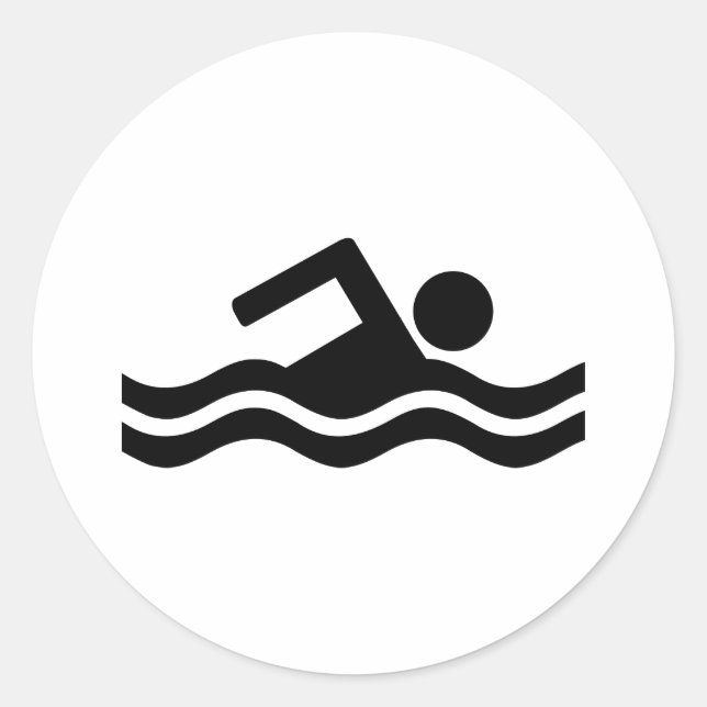 Adesivo Natação (Frente)