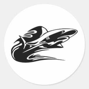 Adesivo Natação do tubarão