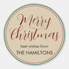 Adesivo Natais vintages Elegantes Whimsy