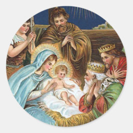 Adesivo natais vintages "Joyful Yuletide"