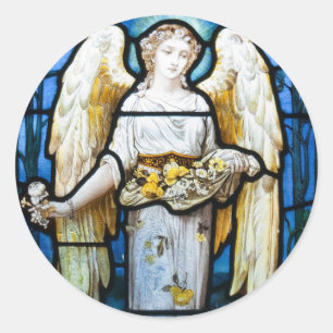 Adesivo Natais vintages, William Morris "Peace Angel"