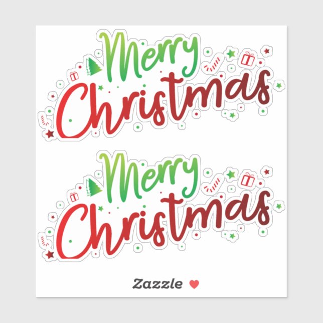 Adesivo Natal 16 (Folha)