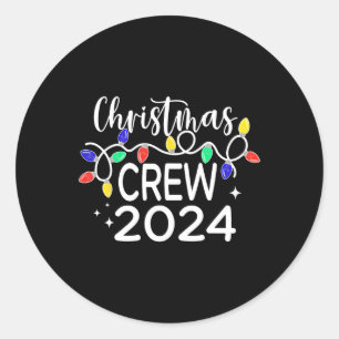 Adesivo Natal 2024 Família Natal Pijamas Xmas