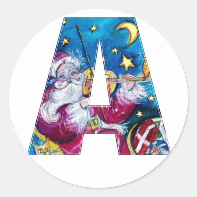 ADESIVO NATAL A CARTA/MONOGRAMA DE PAPAIS NOEIS INSPIRADOS (Frente)