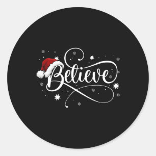 Adesivo Natal - Acredite no Pai Natal Acredite no Natal