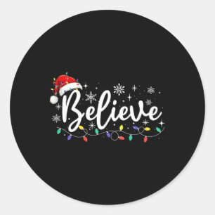 Adesivo Natal - Acredite no Pai Natal Acredite no Natal