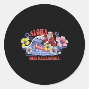 Adesivo Natal Aloha Havaiano Mele Kalikimaka Natal