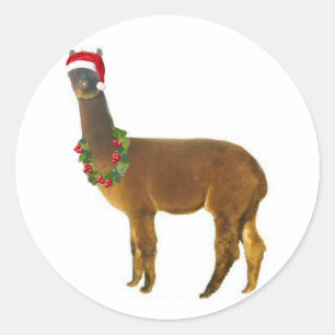 Adesivo Natal - Alpaca