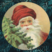 Natal Antigo, Papai Noel Vitoriano com Árvore