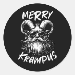 Adesivo Natal Assustador das Crianças Mitológicas do Kramp