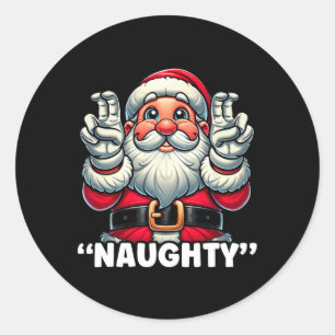Adesivo Natal Belo Lista Papais noeis Nojentos Felizes Nat