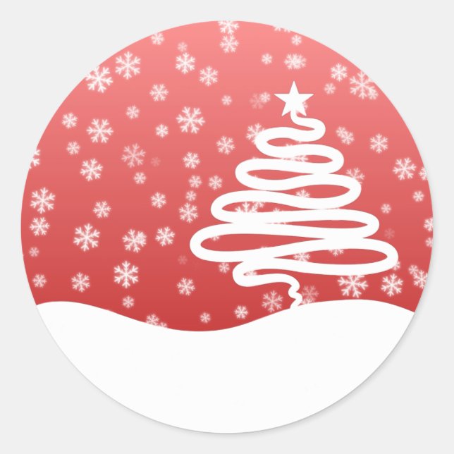 Adesivo Natal branco (Frente)