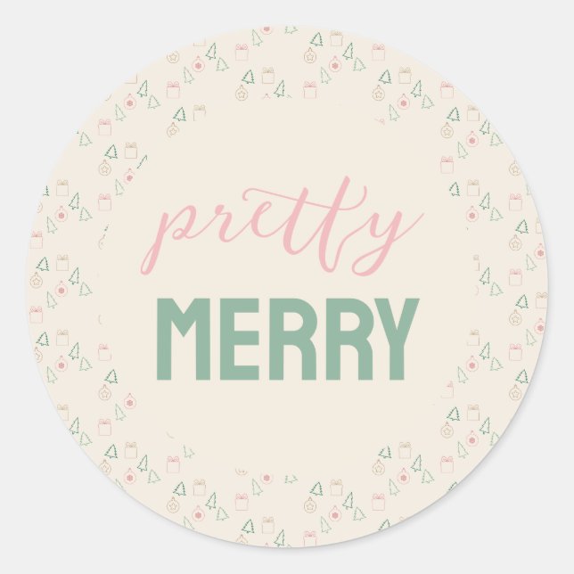 Adesivo Natal Chic (Frente)