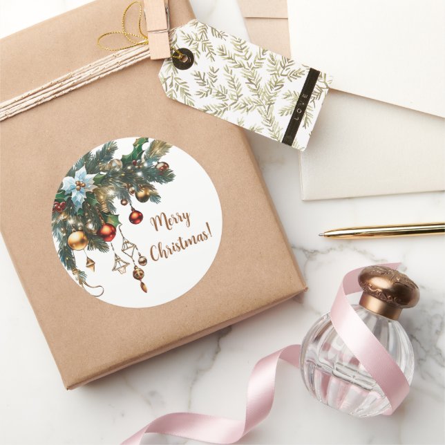 Adesivo Natal clássico (Presentear)