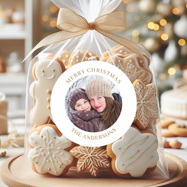 Adesivo Natal com Foto Personalizado (Criador carregado)