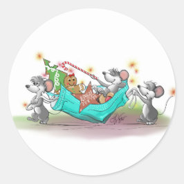 Adesivo Natal Cookie Heist
