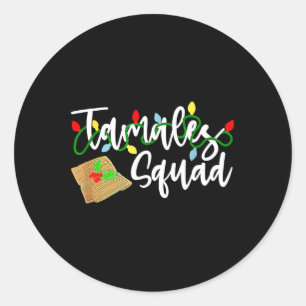 Adesivo Natal da equipe Tamales Squad Tamales