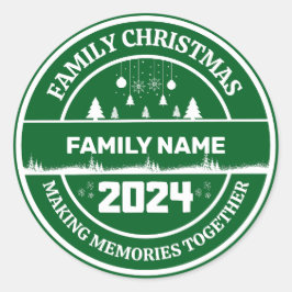 Adesivo Natal da família 2024| Memórias de fazeres juntas