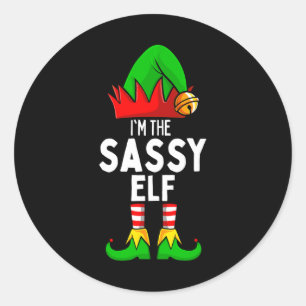 Adesivo Natal da família Sy Elf Matching