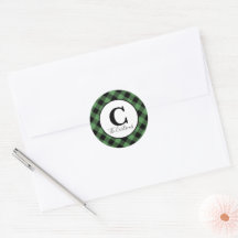 Natal da Xadrez Negra Negra Monograma