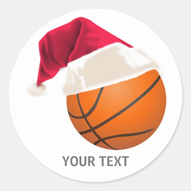 Adesivo natal de basquete (Frente)