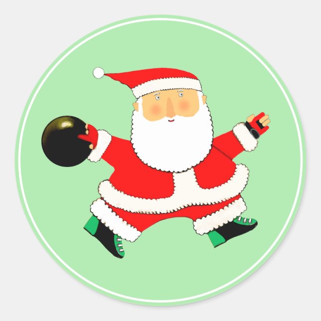 Adesivo Natal de Boliche (Frente)