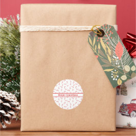 Adesivo Natal de Cana de Açúcar Personalizado
