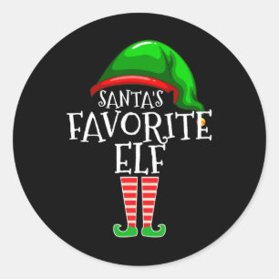 Adesivo Natal de Correspondência de Grupo Elf Favorito par