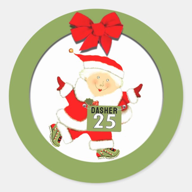 Adesivo Natal de Férias do Corredor (Frente)