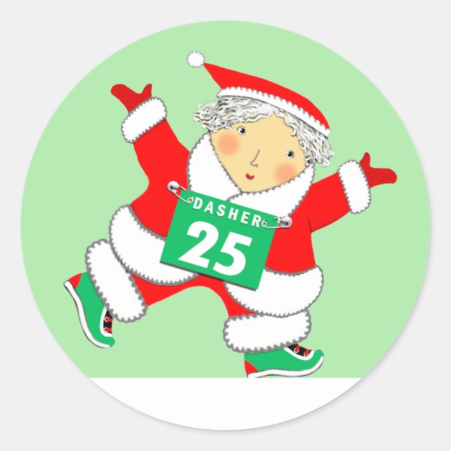 Adesivo Natal de Férias do Corredor (Frente)