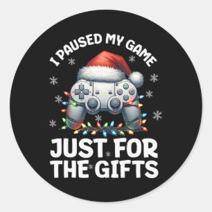 Adesivo Natal de Jogos para Gamer Natal Video Games Menino