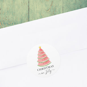 Adesivo Natal de Julho Melancia
