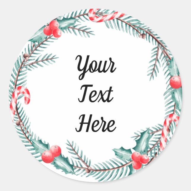 Adesivo Natal de Keepape Personalizado (Frente)