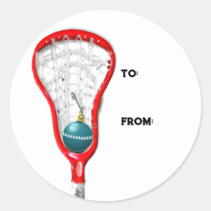 Adesivo Natal de Lacrosse