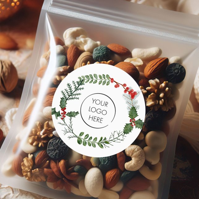 Adesivo Natal de Natal personalizado para sua empresa de l (Criador carregado)