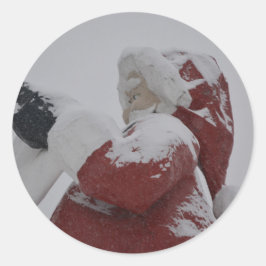 Adesivo Natal de Papai Noel