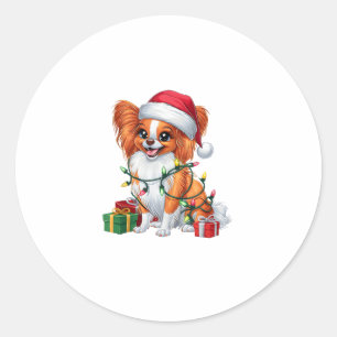 Adesivo Natal de Santa Hat Papillon no Iluminação do Natal