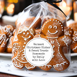 Adesivo Natal Deseja Tratamentos Doce por Nome Favor