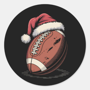Adesivo Natal do American Futebol Santa Hat Esportivo