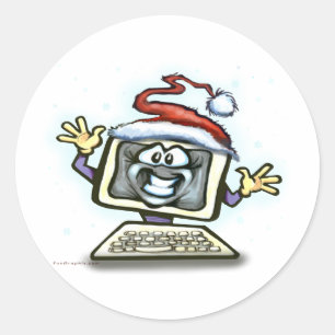 Adesivo Natal do computador