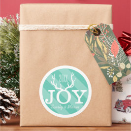 Adesivo Natal do Natal do Mint Joy