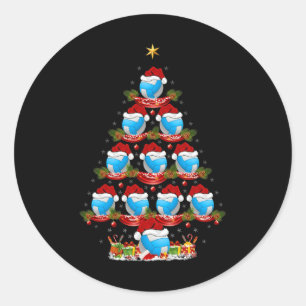 Adesivo Natal do Voleibol de Natal Feriado de Voleibol