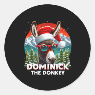 Adesivo Natal Dominick O Burro De Natal