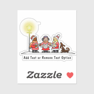 Adesivo Natal dos Carolers