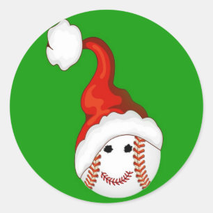 Adesivo Natal dos fãs de basebol
