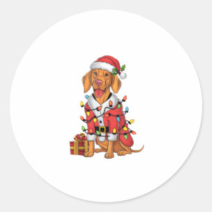 Adesivo Natal dos Papais noeis de Iluminação Vizsla