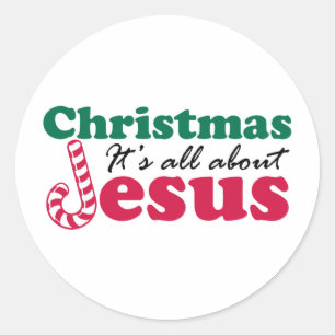 Adesivo Natal - é toda sobre Jesus