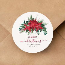 Natal Elegante Poinsettia Vermelha 