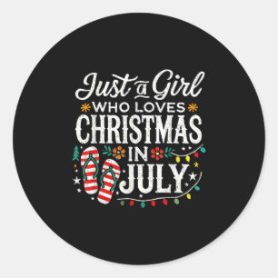 Adesivo Natal Em Julho Camisas Meninas Engraçadas Praia Ve