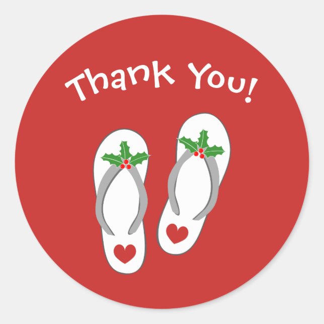 Adesivo Natal em julho Cartazes de sacudir de praia de Fér (Frente)